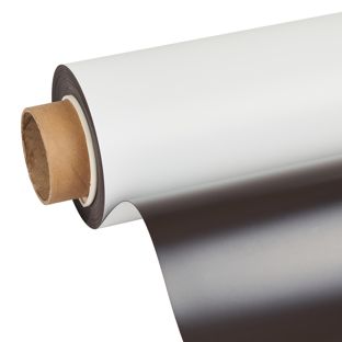 Magneetfolie, bedrukbaar, wit 