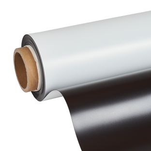 Magneetfolie, bedrukbaar, wit 620 mm | 10 m | 0,85 mm