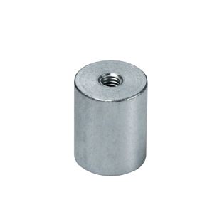 neodymium cilindermagneet met inwendige schroefdraad 