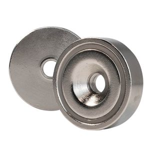 Magneet met verzonken gat/potmagneet, neodymium 
