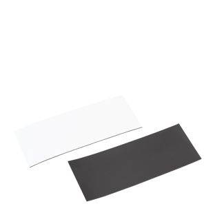 Herbeschrijfbare magnetische etiketten, magneetstrips 40 x 100 mm
