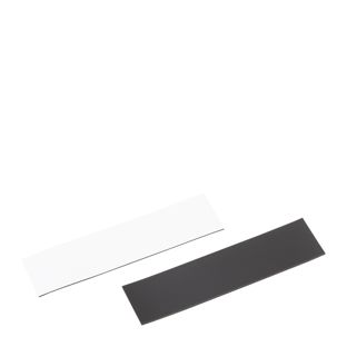 Herbeschrijfbare magnetische etiketten, magneetstrips 20 x 80 mm