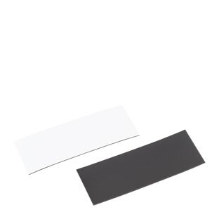 Herbeschrijfbare magnetische etiketten, magneetstrips 20 x 60 mm