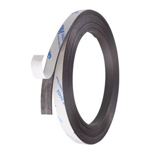 Magneetband, zelfklevend, sterk 10 mm | 1 mm | 5 m