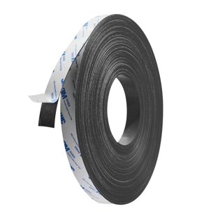 Magneetband, zelfklevend, sterk 20 mm | 30 m | 1 mm