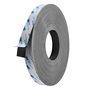 Magneetband, zelfklevend, sterk 15 mm | 1 mm | 5 m