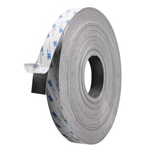 Magneetband, zelfklevend, sterk 30 mm | 30 m | 1 mm