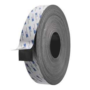 Magneetband, zelfklevend, sterk 50 mm | 30 m | 1,5 mm