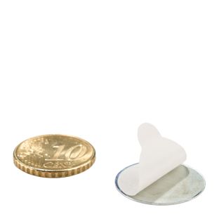 Metalen basisplaatjes, zelfklevend 21 mm