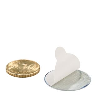 Metalen basisplaatjes, zelfklevend 26 mm