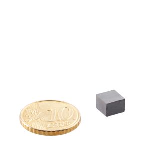 Ferriet magneten vierkant/rechthoekig, Y35 7 x 7 mm  | 5 mm