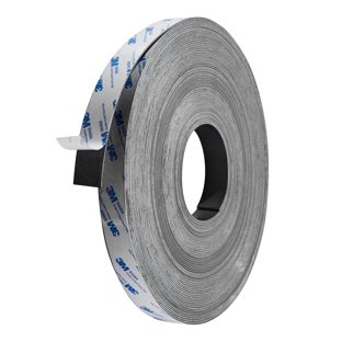 Magneetband, zelfklevend, sterk 30 mm | 30 m | 1,5 mm