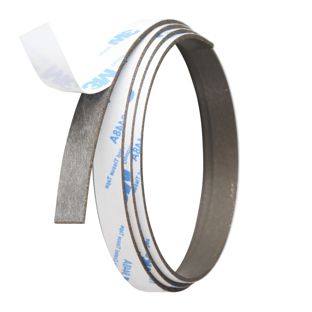 Neodymium magneetband, zelfklevend, extra sterk 10 mm | 1.5 mm | 480 g/cm² | 1 m