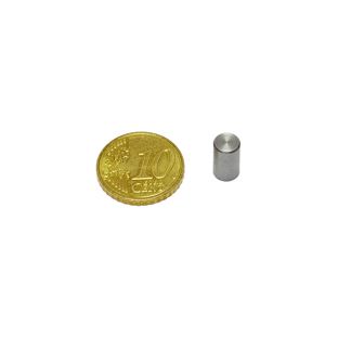 AINiCo-cilindermagneet met gladde behuizing 6 mm