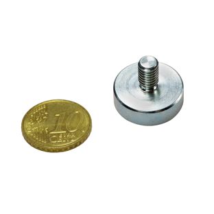 neodymium potmagneet met schroefdraad 