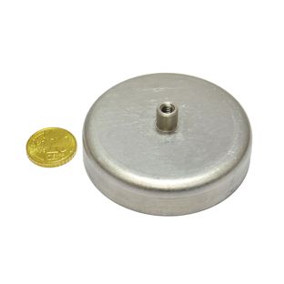 ferriet potmagneet met draadbus 63 mm | 22 mm | null