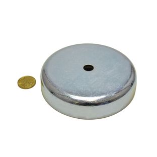 ferriet potmagneet met cilindrisch boorgat 