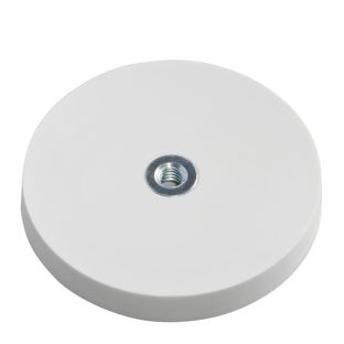 Magneet met rubbercoating met inwendige schroefdraad 43 mm | null