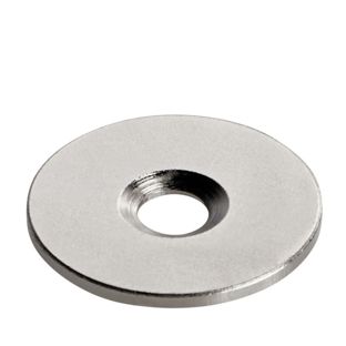 Metalen schijfjes met verzonken boorgat 23 mm
