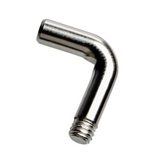 L-haak met M4 schroefdraad, 17 x 14 mm 