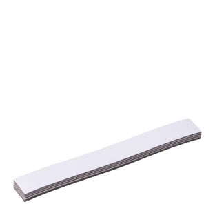 Magnetische labels beschrijfbaar null | 10 x 80 mm