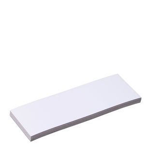 Magnetische labels beschrijfbaar null | 30 x 80 mm
