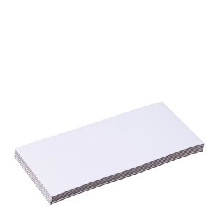 Magnetische labels beschrijfbaar null | 40 x 80 mm