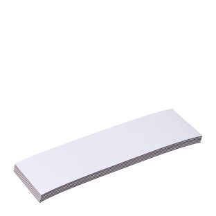 Magnetische labels beschrijfbaar 30 x 100 mm  | wit 