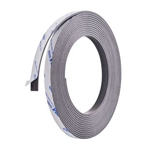 Magneetband, zelfklevend, sterk 10 mm | 5 m | 2 mm