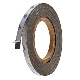 Neodymium magneetband, zelfklevend, extra sterk 10 mm | 300 g/cm² | 5 m | 1,5 mm