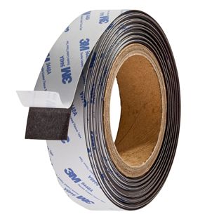 Neodymium magneetband, zelfklevend, extra sterk 30 mm | 100 g/cm² | 10 m | 0,5 mm