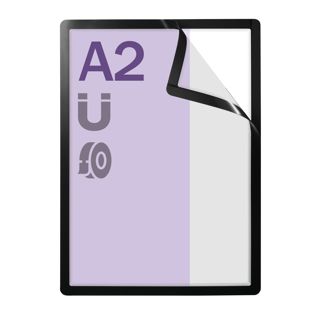 Magneetframe A2, zelfklevend zwart 