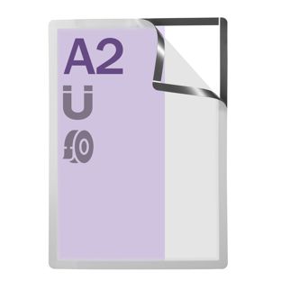 Magneetframe A2, zelfklevend zilver 