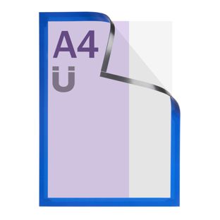 Magneetframe A4, magnetisch blauw 