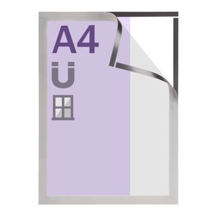 Magneetframe A4 Window Frame zilver 