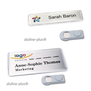 Naambadges aluline-plus® magnetisch 
