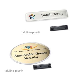 Naambadges naald aluline plus 