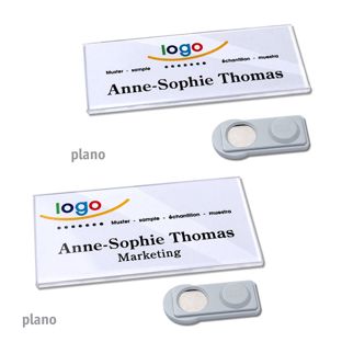 Naambadges PLANO magnetisch 