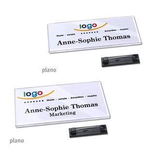 Naambadges naald PLANO 