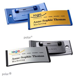 Naambadges polar® alu-complete magneet 