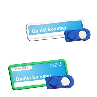 Naambadges TEAM magnetisch 