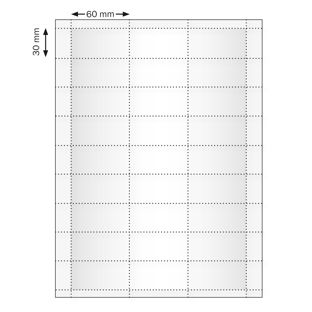 Printvel, blanco Urban 30, 60 x 30 mm