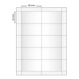 Printvel, blanco Urban 60, 90 x 55 mm
