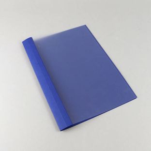 Oogjesmap A4, leerkarton, 35 vel, blauw  | 3 mm