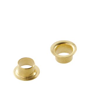 Flensringen/eyelets voor papier Nr. 24 - 4mm - 2,9mm  | vermessingd 