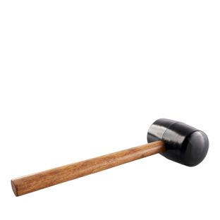 Rubberen hamer met houten steel, kop ⌀ 70 mm, 740 g 