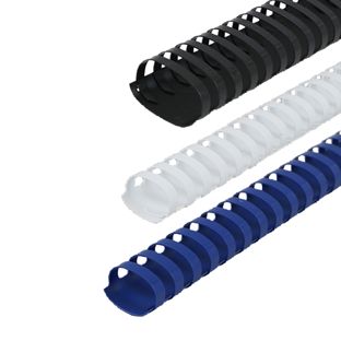Plastic bindruggen A4, ovaal 