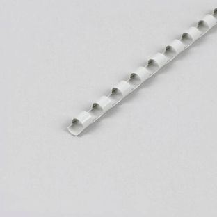 Plastic bindruggen A4, rond 6 mm | null