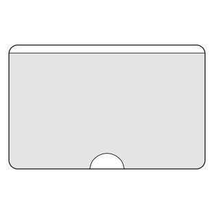 Visitekaarthoesjes, zelfklevend, PP-folie null | 95 x 60 mm