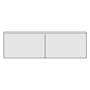Dubbele visitekaarthoesjes, zelfklevend, zacht-PVC, 190 x 60 mm, 2-vaks 